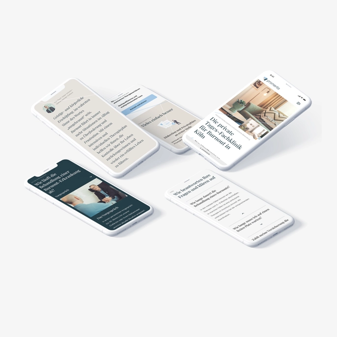 App-Design Privatklinik Köln – UI/UX Projekt