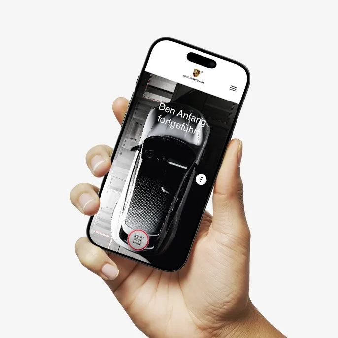 Porsche – Mobile Experience, UI/UX & Creative Direction